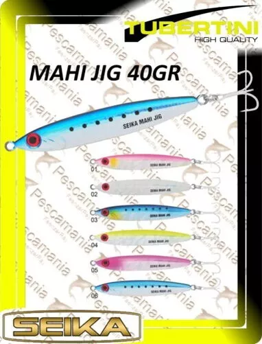 Artificial Spinning Seika Mahi Metal Jig 40 750 Gr 95mm Vertical Shore Jigging