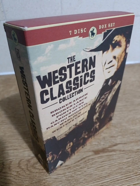 THE WESTERN CLASSICS Collection By (7 Disc Box Set) [DVD] 7 Western ...