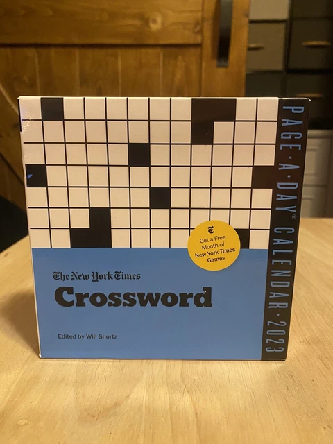 New York Times Crossword Calendar 2025