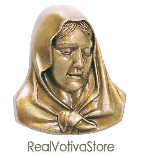 Targa Madonna in bronzo