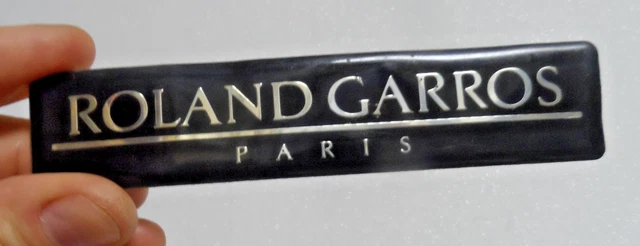 Logo Emblème Roland Garros RG - Autocollant Compatible Peugeot 106 206 306 806