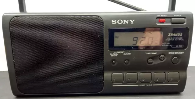 Radio  Sony ICF-750L FM/MW/LW Digital 3 bands PLL