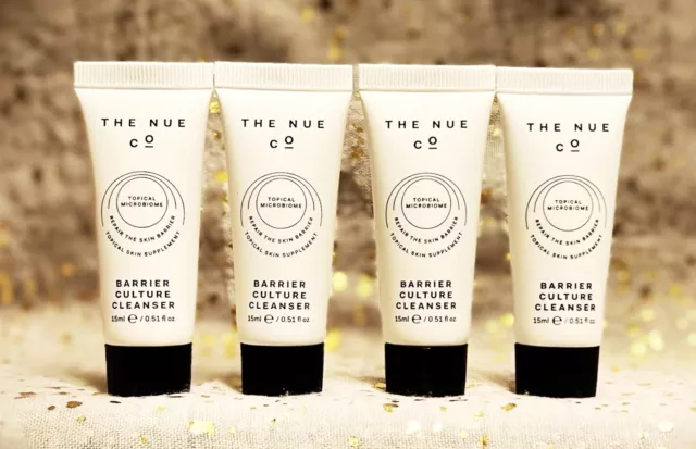 4x~The Nue Co~Barrier Culture Cleanser~15ml / 0.51oz ea~Deluxe Sample Size~NWOB~
