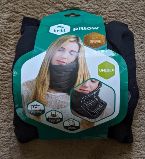 Trtl Travel Neck Pillow - Original Design - Black