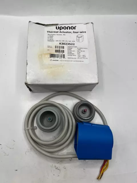 UPONOR Thermal Actuator, Four-Wire A3023522 1 Watt, 4mm, 4wire *FAST SHIPPING*