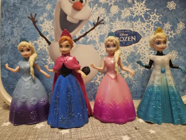 Disney Frozen Anna Magic Clip Dolls Elsa And Anna 9cm