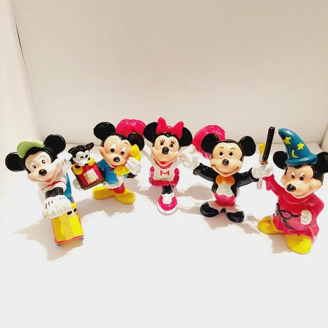Vintage Disney Applause Pvc Mickey & Minnie Mouse Toys Some Htf