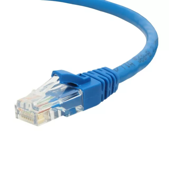 RJ45 Cat5e Network LAN Cable Ethernet Patch Lead Fast Internet Wire 1m