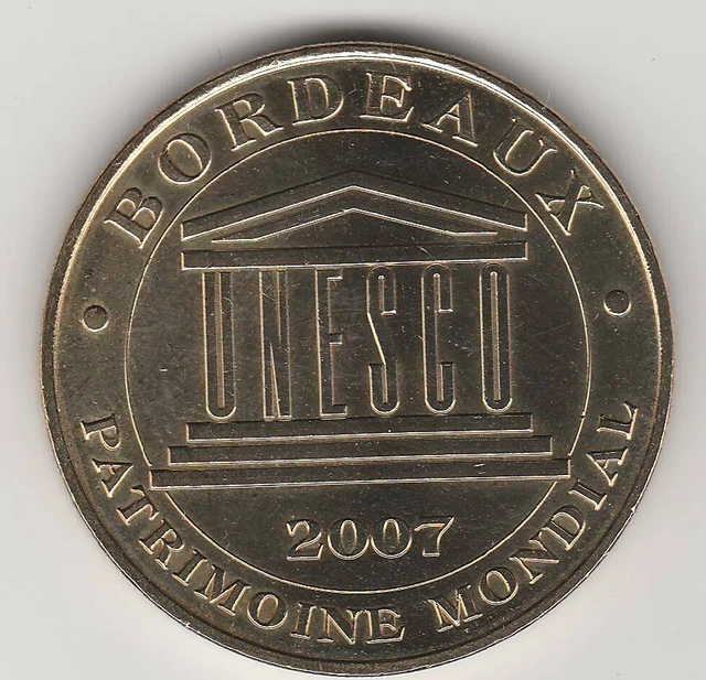 A 2009 Token Medaille Monnaie De Paris -- 33 000 N°5 Bordeaux Unesco Patrimoine