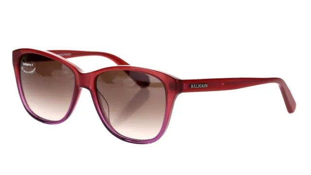 Balmain Womens BL2025 Square Pink Sunglasses 130529