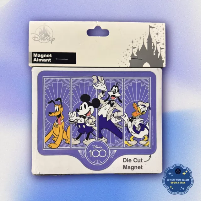 DISNEY 100 Celebration Magnet -2023- Mickey & Friends Die Cut Magnet NEW!