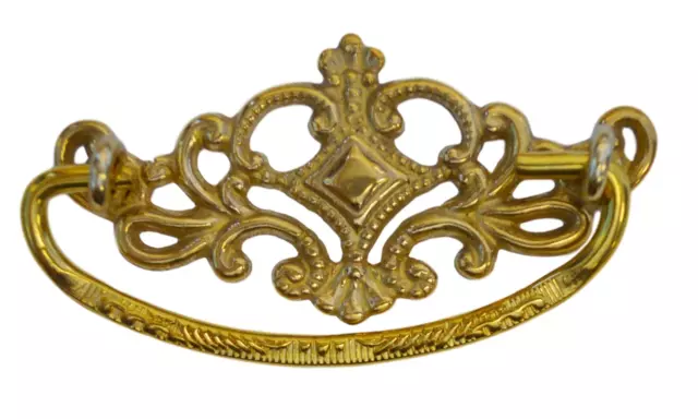 3"cc Ornate Victorian Drawer Pull 3