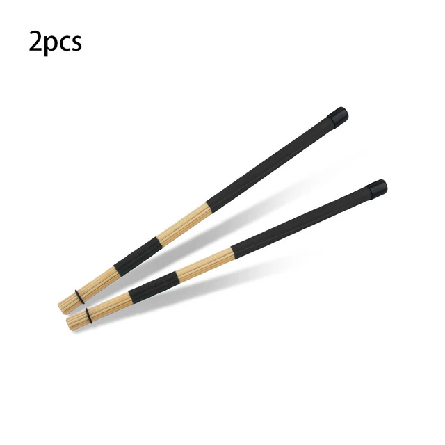 2Pcs Drumsticks Bamboo Fascis Rods Parts Professional Drum Music Folk