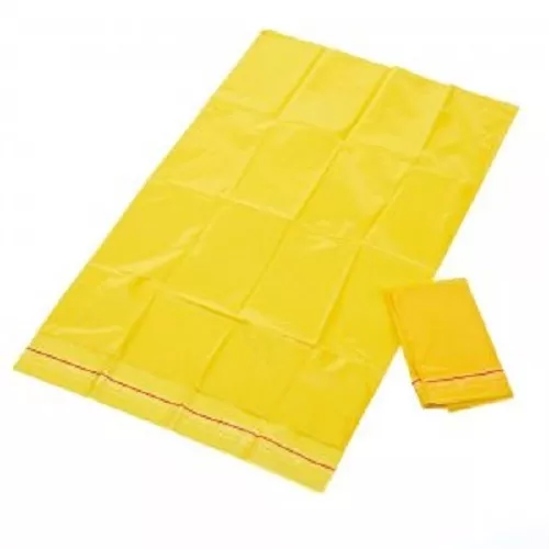 10 x Clinical Waste Bags - Self Sealing - Yellow Disposable