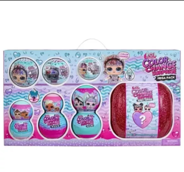 LOL Surprise Color Change Mega Pack Collectible Doll Exclusive w/ 70+ Surprises
