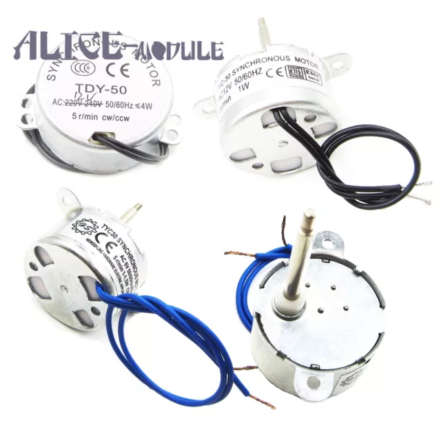 TYC-40 12V AC SYNCHRONOUS MOTOR 5RPM for Optical flower Decoration Good B2AM