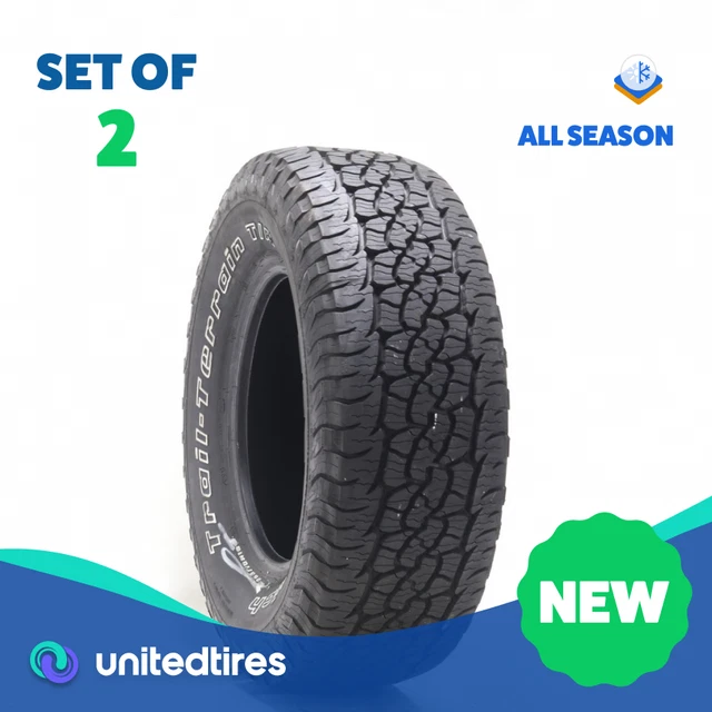 Set of (2) New 265/70R16 BFGoodrich Trail-Terrain T/A 112T - 12/32