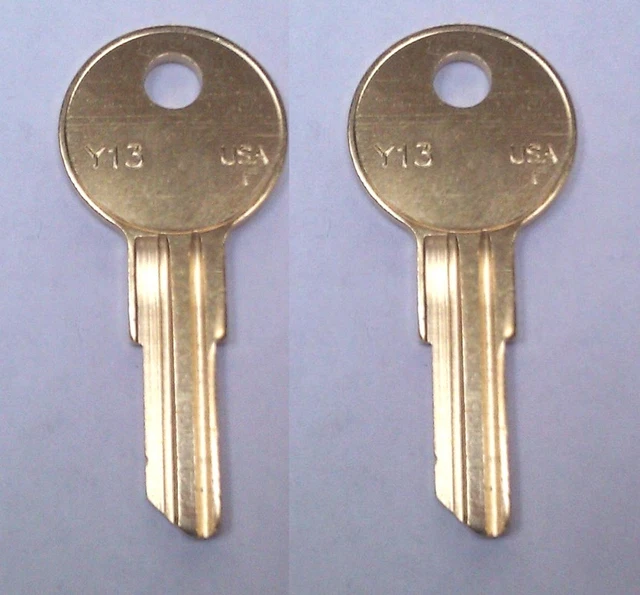 (2) UWS DEWALT Tool Box Replacement Keys PreCut To Your Key Code CH508