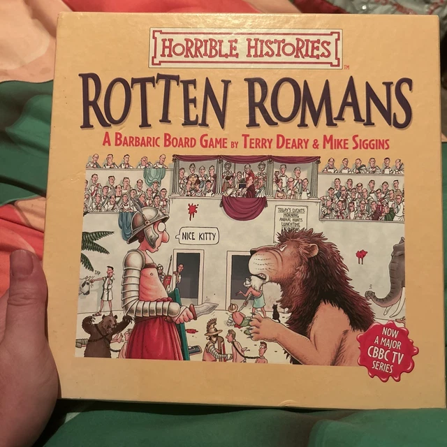HORRIBLE HISTORIES ROTTEN Romans Board Game Classic History Family Game