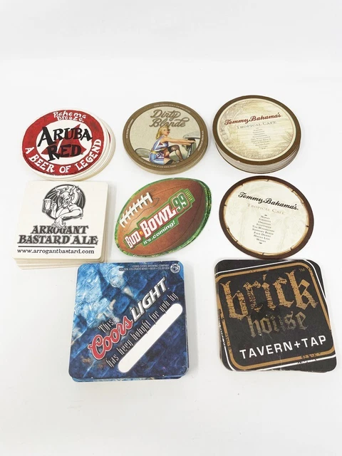 71 ct Bar Tavern Pub Brewery Coasters Dirty Blonde, Aruba Red, Brick House, ETC