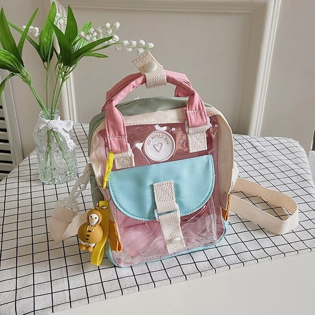 Kawaii Women's Small Backpack Transparent Cute Shoulder Bag Purse 3