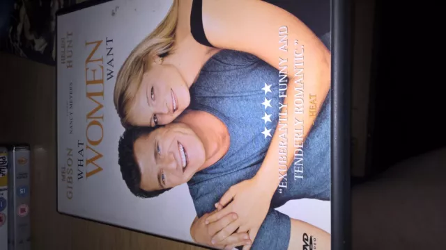What Women Want (DVD, 2000) Mel Gibson Helen Hunt Certificate 12