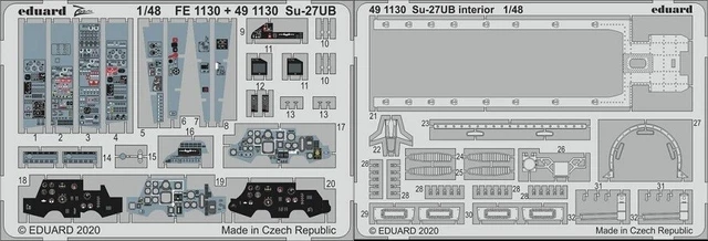 491130 Su-27Ub For 1/48 Kitty Hawk Model Kits
