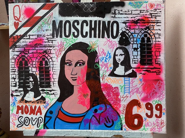 monnalisa gioconda mona lisa quadro dipinto pop art figurativa decorativa