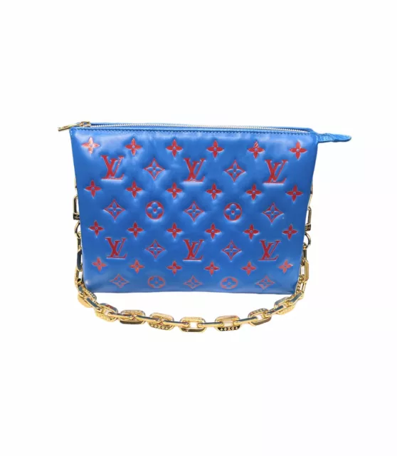 Louis Vuitton M22953 LV by The Pool Coussin PM, Blue, One Size