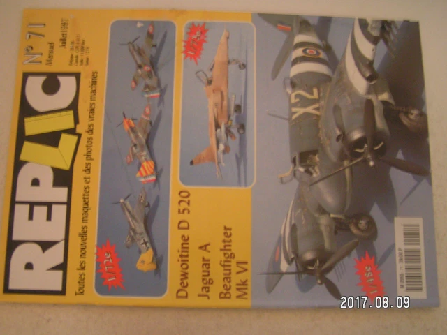 ** Revue Replic n°71 Messerschmitt Me 262 A / Beaufighter Mk VI / Jaguar A