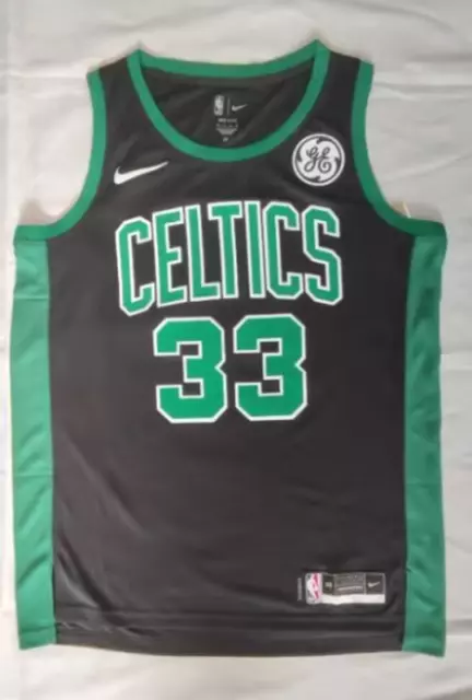 Classic Larry Bird #33 Boston Celtics Basketball Jerseys Stitched Black//