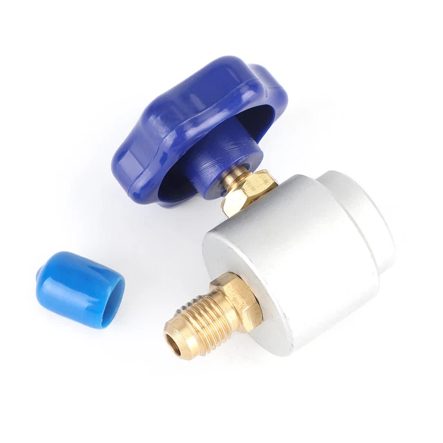 R134A CAN TAP Valve Refrigerant Dispenser W/ Self Sealing Tank Adapter