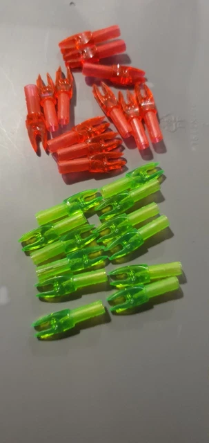Easton X Nocks Green and red archery lot