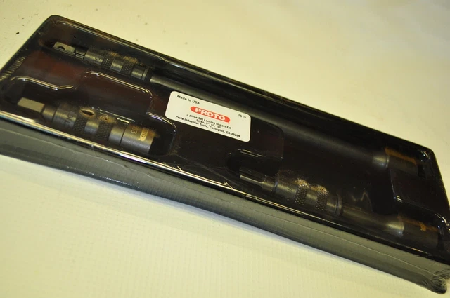 BRAND NEW, Stanley Proto J7515 3 Piece Locking Impact Extension Set, 1/2" Drive