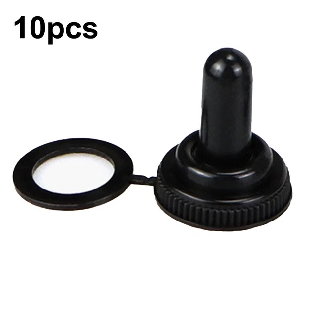 10 Wasserdichte Kippschalter Gummiabdeckungen für 6 mm/12 mm Lochdurchmesser sc