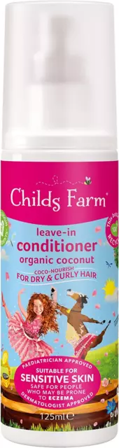 Childs Farm | Kids Coco-Nourish Leave in Conditioner 125Ml | Organic Coconut | &