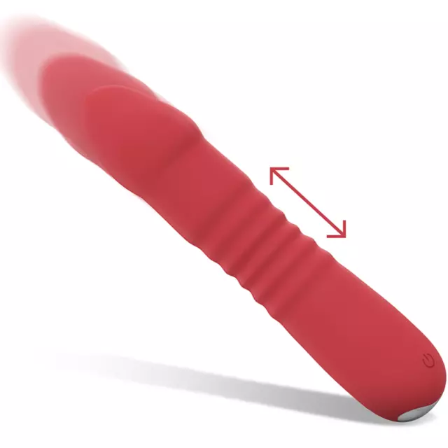 Gode Realiste Vibrant Anal Vibromasseur Va et Vient Vaginal Recharge USB Intense