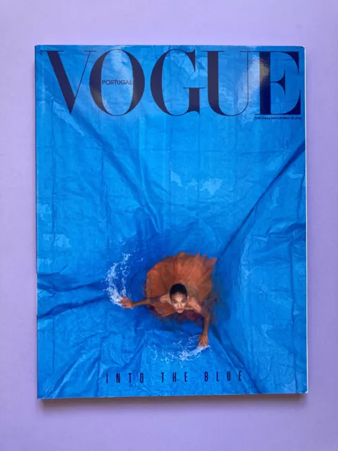 VOGUE Portugal 215 blue october 2020 cover fashion outubro magazine revue mode