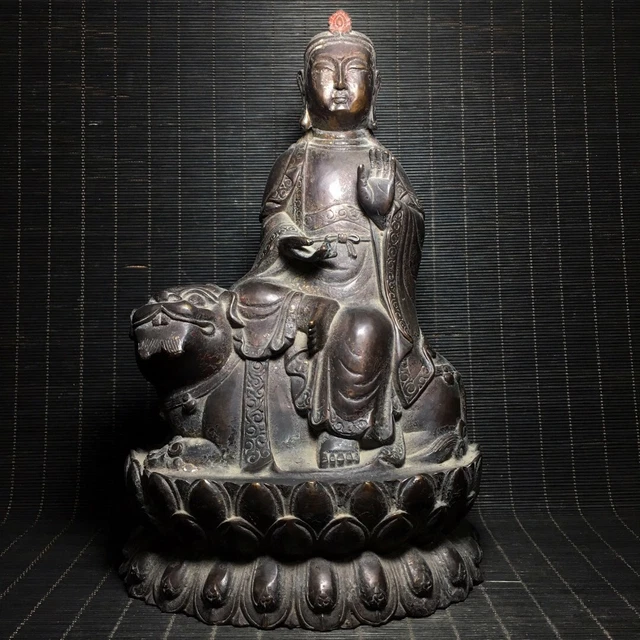 Chinese Exquisite Handmade Buddha Bronze Statue