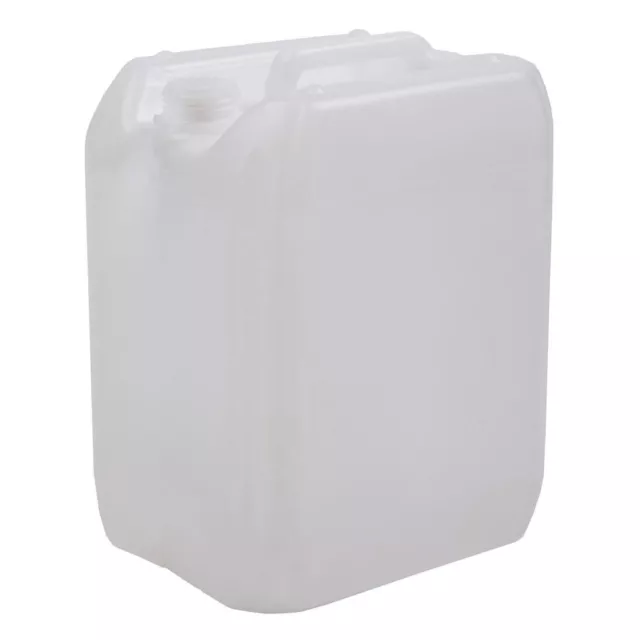 Kanister 10 Liter Wasserkanister HDPE natur leer mit oder ohne Auslaufhahn DIN45 2