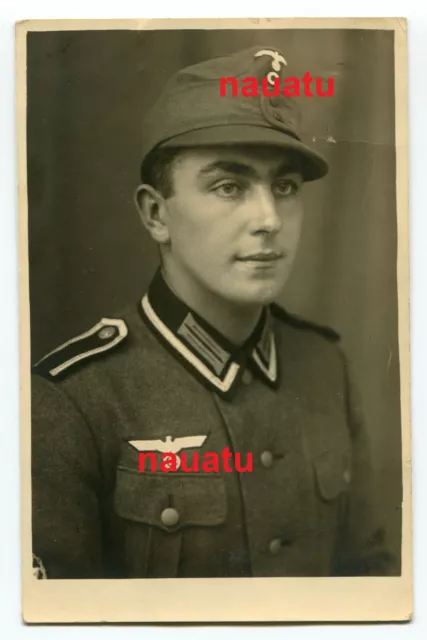 Foto Portrait WH Gebirgsjäger Rgt. 138 Bergmütze WW2