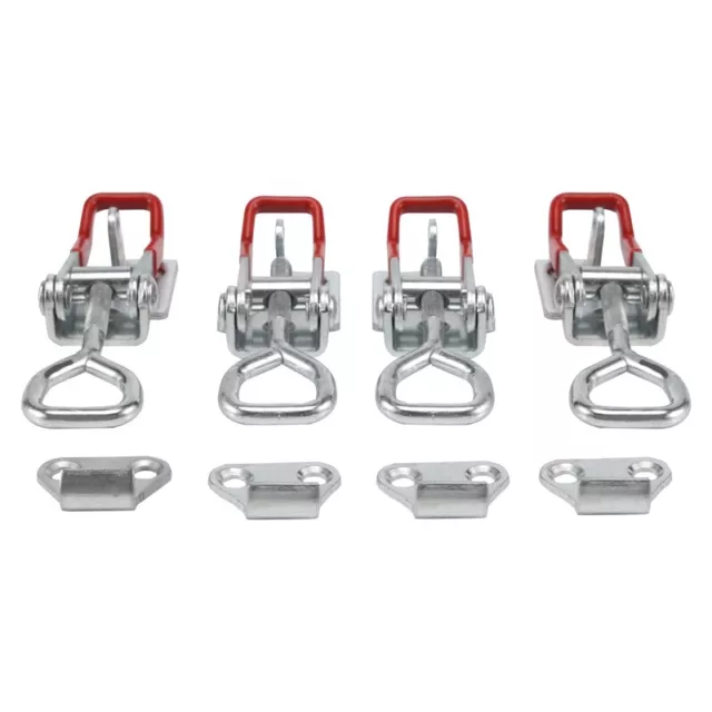 4Pcs -4002 Adjustable Toggle Clamp 550 Lbs Holding Capacity Toggle  Hasp3455