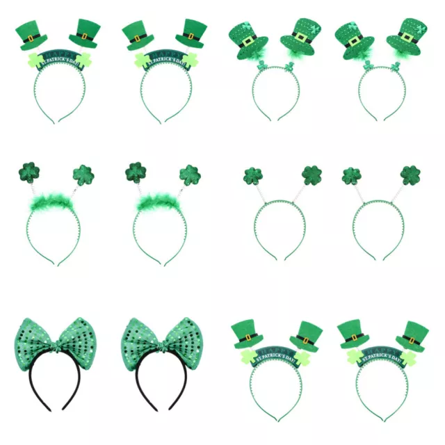 12 Pcs St Patricks Day Accessories Headwear Headband Child Green