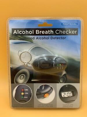 Nuevo - Mini llavero detector de alcohol verificador de aliento personal nuevo en paquete