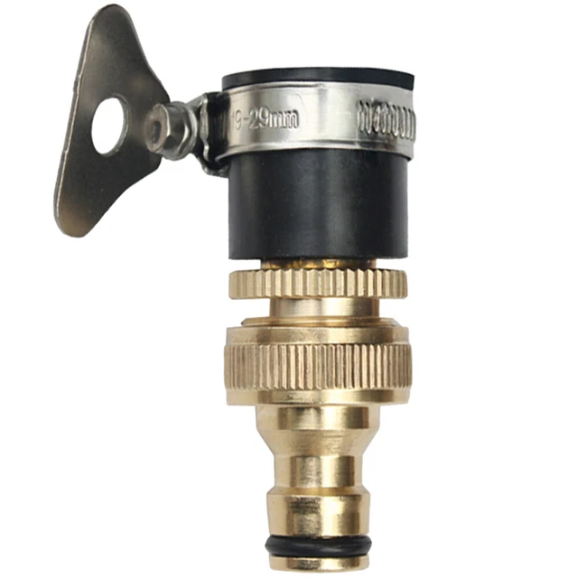 Brass Hose Connectors Quick Connect Hose Fittings Universal Adapter Faucet Tap