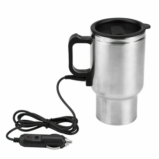 Becher 12V 120W 450ml Wasserkocher Edelstahl Kaffee Warmwasserbereiter