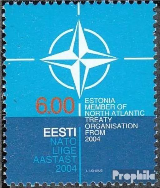 Estland 492 (kompl.Ausg.) postfrisch 2004 NATO