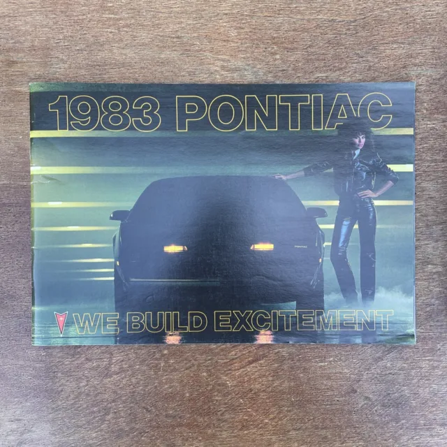 Vintage 1983 Pontiac Car Dealer Sales Showroom Brochure Booklet Handout