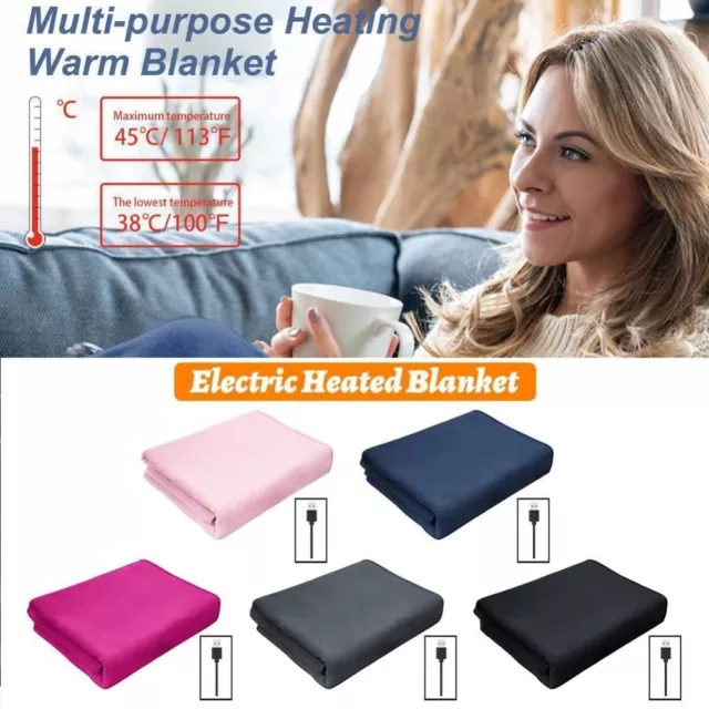 USB Chauffe-jambe à main Couverture électrique Couverture chauffante 5V Chauffé