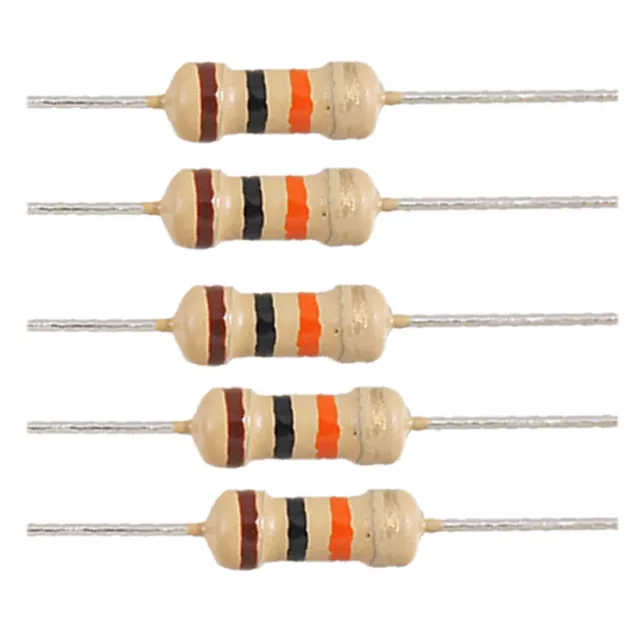 100 Résistances 10K Ohms 1/4W 5% - Film Carbone, Pour Circuits électroniques, Projets DIY, Réparations - 8